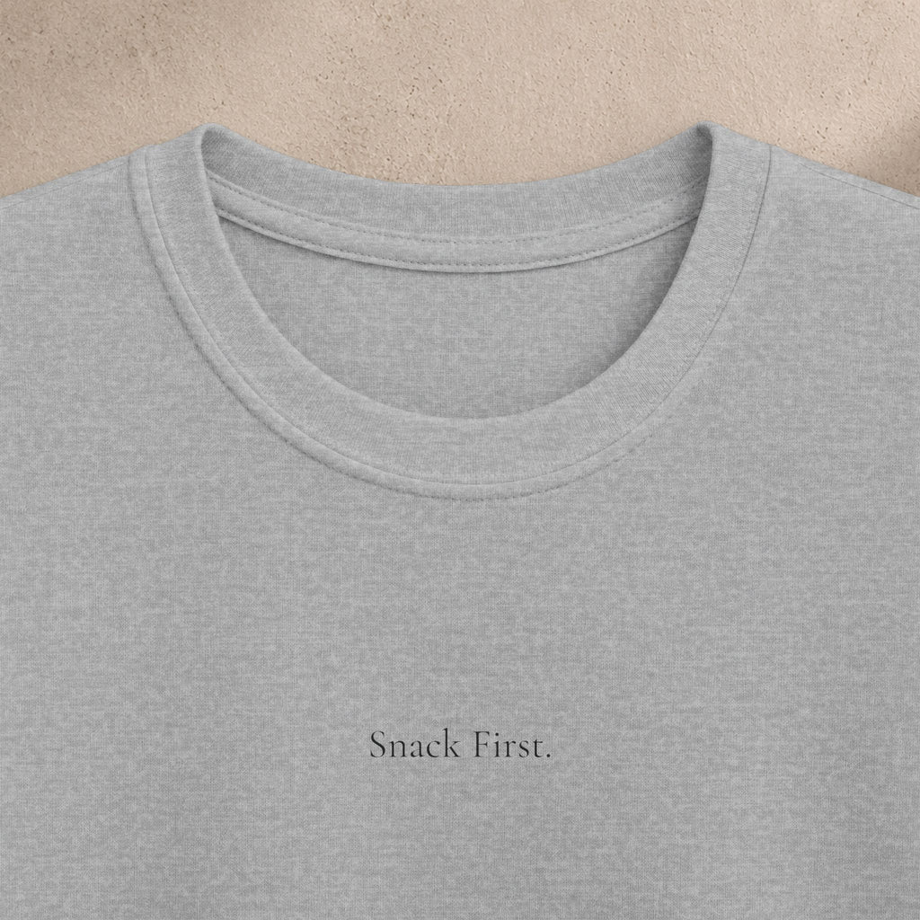 ' Snack First ' - Kids Tee