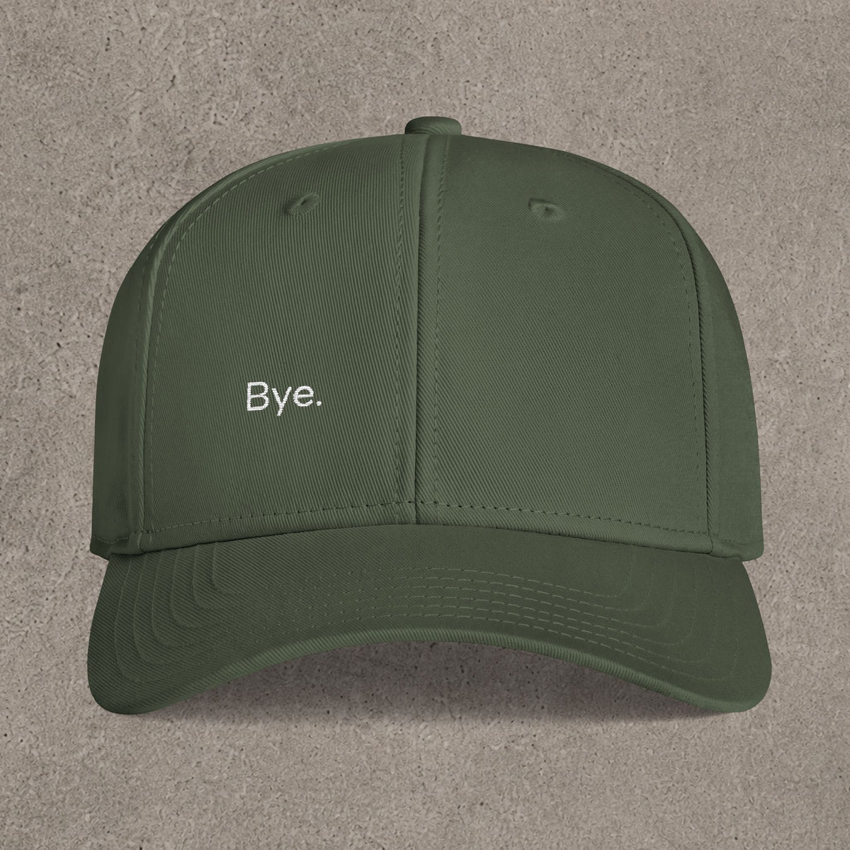 'Bye. ' - Embroidered Cap