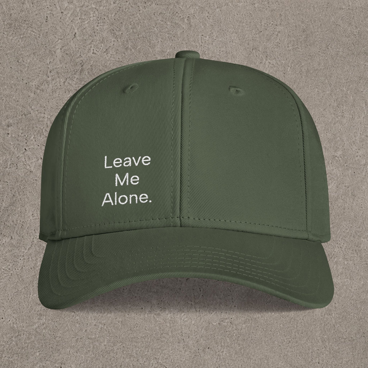 'Leave Me Alone ' - Embroidered Cap