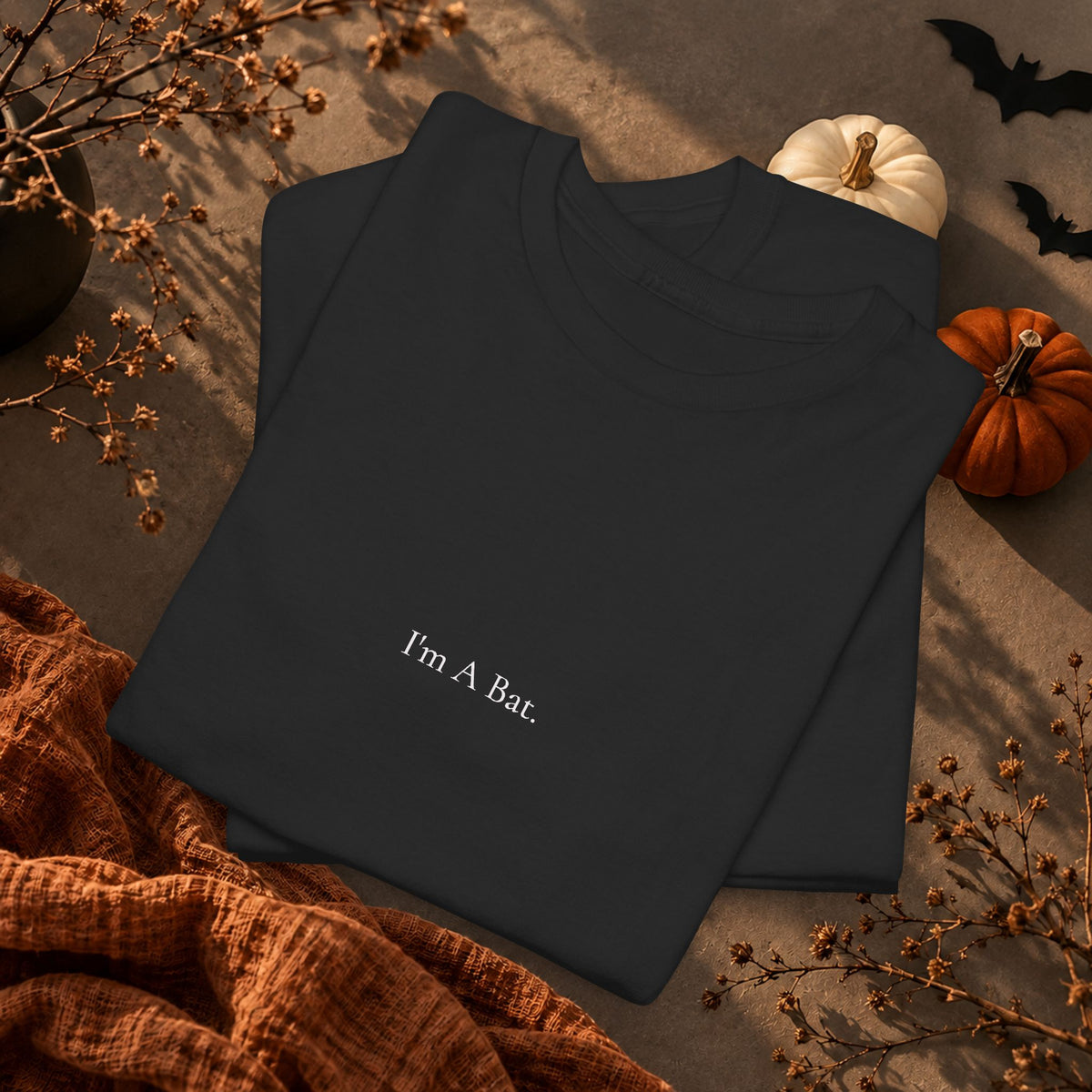 Copy of Minimal 'I Am A Ghost' Tee — Subtle Gothic Statement Shirt