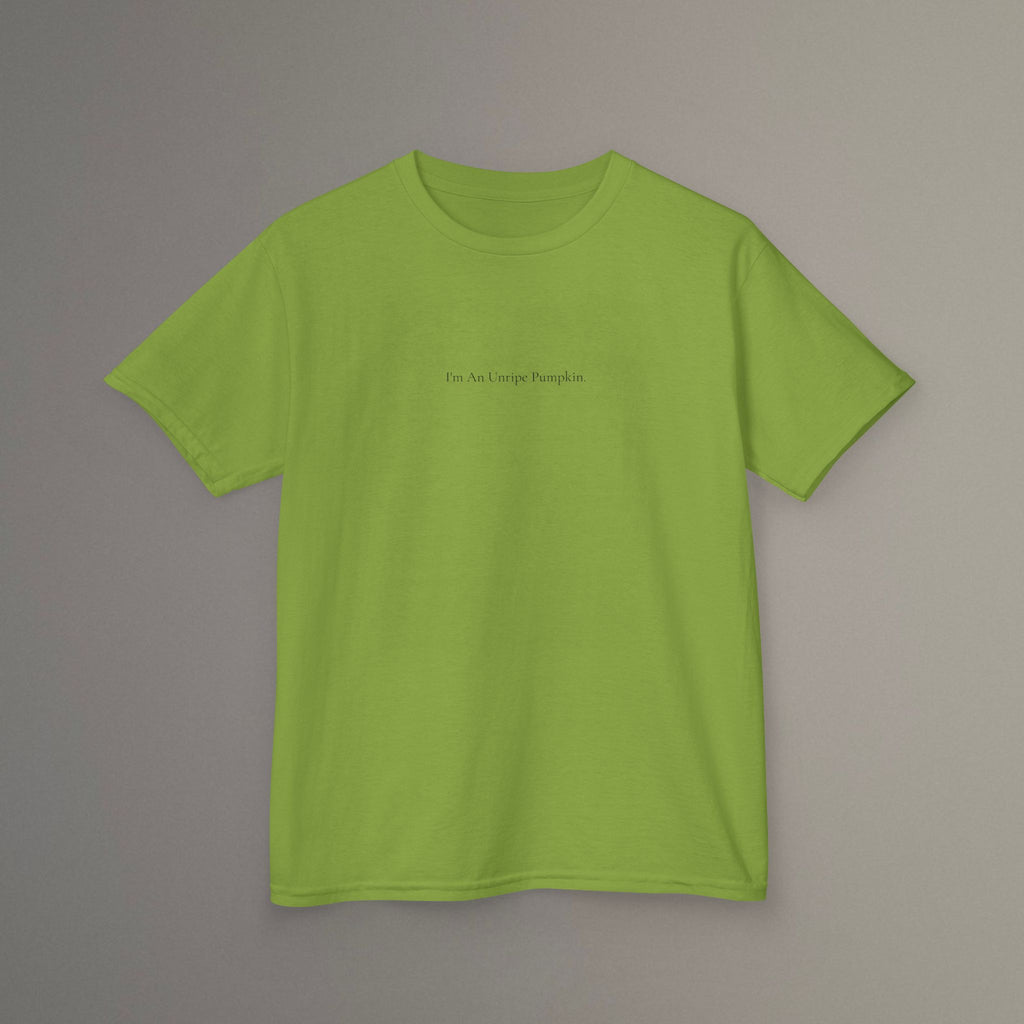 'I'm An Unripe Pumpkin -Minimal Halloween Costume Tee