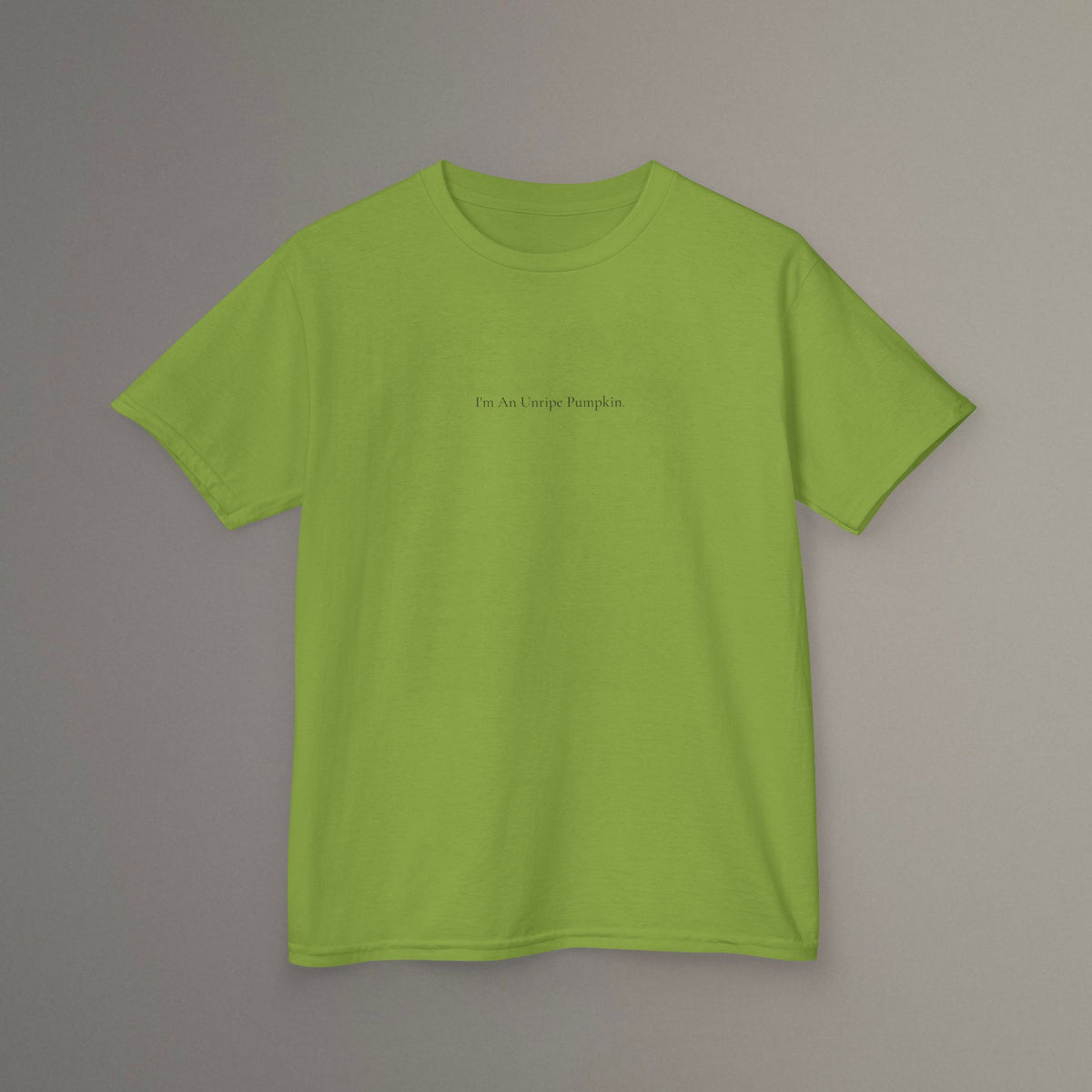 'I'm An Unripe Pumpkin -Minimal Halloween Costume Tee