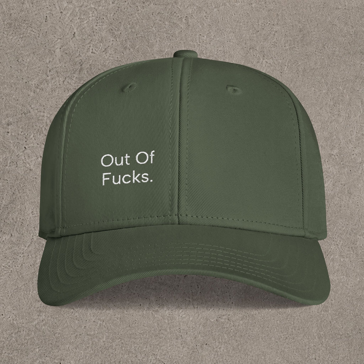 'Out Of Fucks. ' - Embroidered Cap