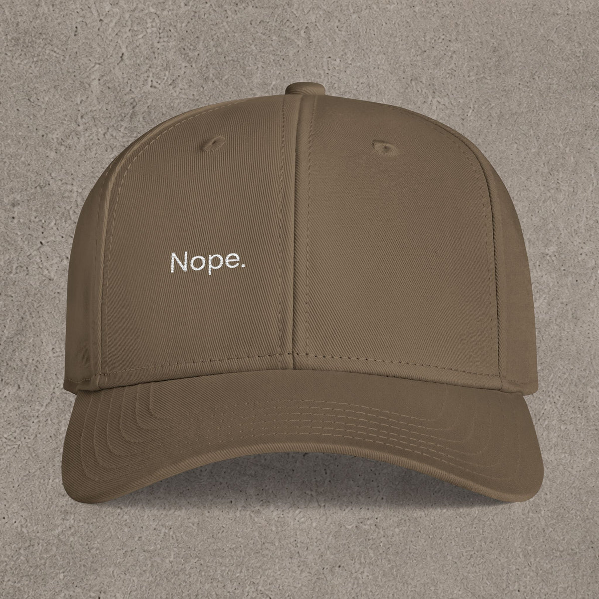 'Nope.' - Embroidered Cap