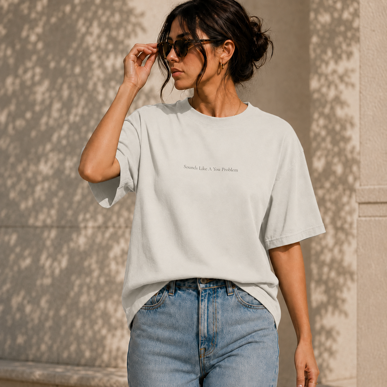 'Sounds Like A You Problem' - Minimalist Faded Tee