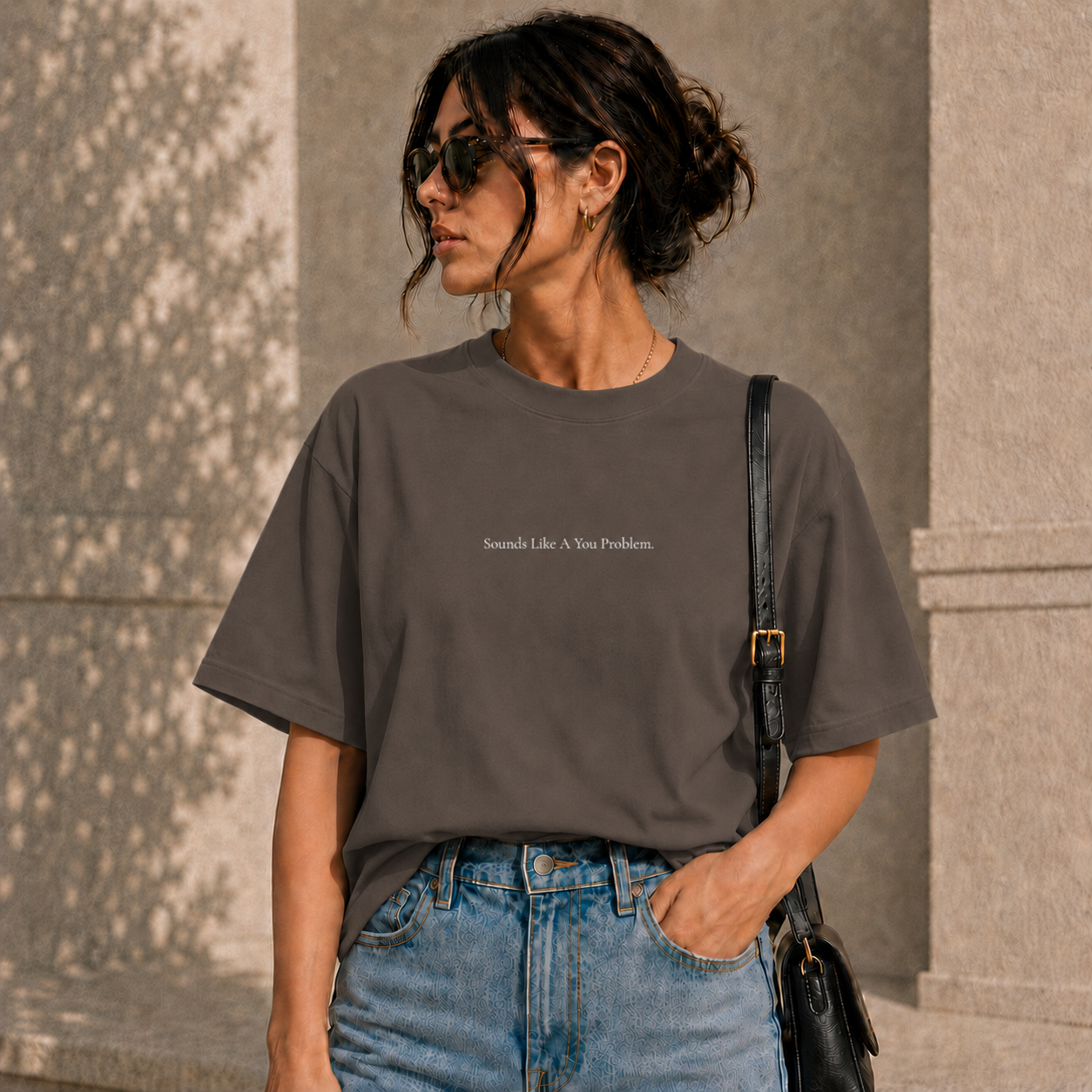 'Sounds Like A You Problem' - Minimalist Faded Tee