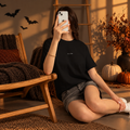 Copy of Minimal 'I Am A Ghost' Tee — Subtle Gothic Statement Shirt