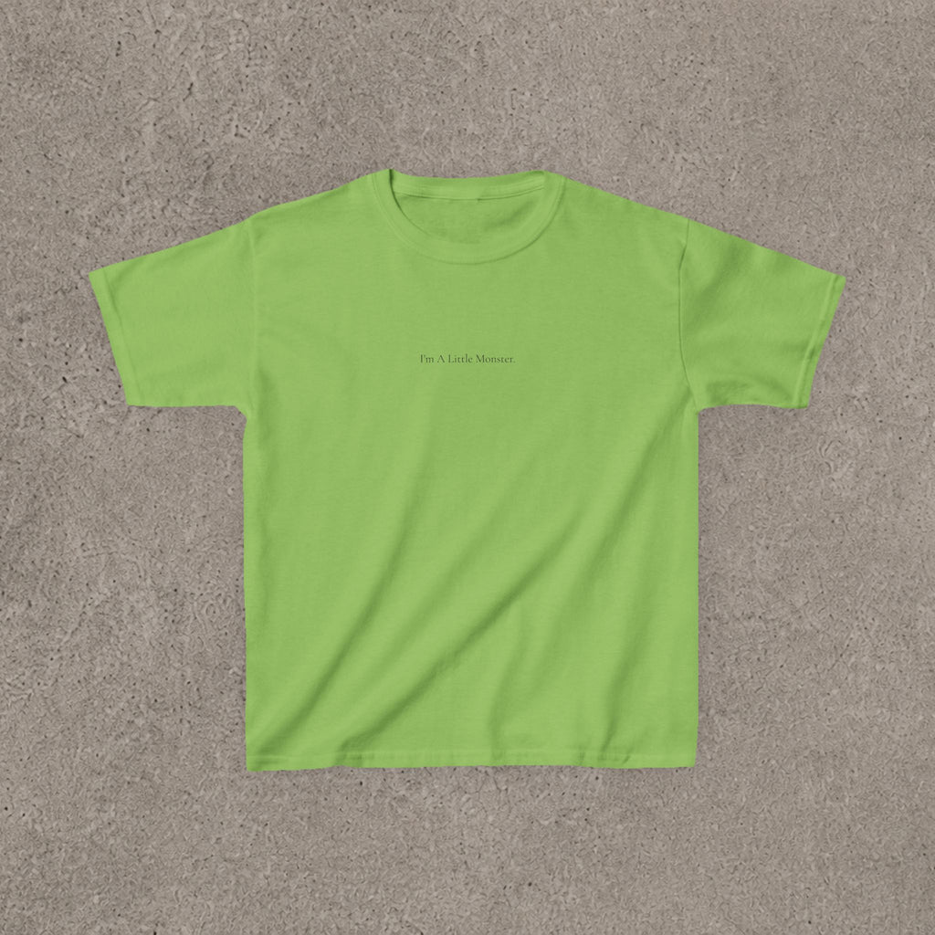 'I'm A Little Monster' -Minimal Halloween Costume Tee