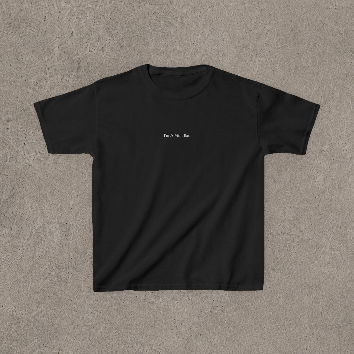 'I'm A Mini Bat' -Minimal Halloween Costume Tee